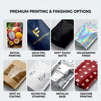 Bolsa de Mylar de 3.5g a Prueba de Olores, Impresa Personalizada, de Grado Alimenticio, con Cierre Vertical y Forma Especial para Dulces y Bocadillos