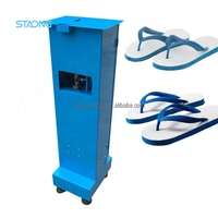 Équipement de production de pantoufles et de tongs de petite taille, machine de fabrication de chaussures efficace pour la fabrication de chaussures à petite échelle
