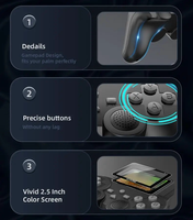Consola S10, Consola Retro Multifunción Portátil con 520 Juegos Integrados, Pantalla de 2.4 Pulgadas, Salida AV, Reproductor de Video Portátil