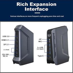 Nhà Máy MX550 độc lập Card đồ họa minipcs Intel Alder N150 chơi game mini PC DDR4 với <span class=keywords><strong>Windows</strong></span> 11pro máy tính mini - Product Image 5