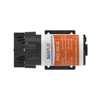 SEAFLO Pompa Penjernih Air, Pemurni Air Mini Ro 400GPD 12V 24V Dc, Pompa Penguat Tekanan, Kebisingan Rendah, Self Priming Ro untuk Pemurni Air