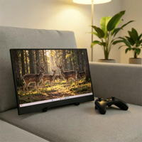 Moniteur portable OLED 13,3 pouces, écran externe USB C pour ordinateur portable, double écran professionnel