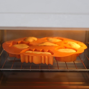 Herbruikbare siliconen cakevormen Cartoon Cube bakgereedschap Hittebestendige zeepkaarsen maken van mallen Gemakkelijk uit de vorm te halen - Product Image 4