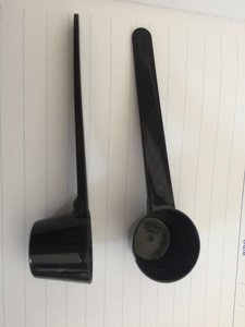 Cuchara de café de plástico personalizada, Color blanco - Product Image 4