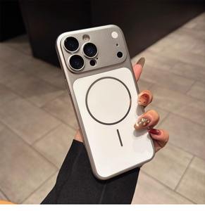 <span class=keywords><strong>Étui</strong></span> magnétique d'origine pour téléphone 17/16/15/14 Pro Max avec coque arrière et cadre d'objectif - Product Image 4