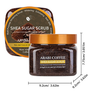 Exfoliante Corporal Natural a Precio de Fábrica al por Mayor, Cuidado de la Piel, Blanqueador, Exfoliante Corporal de Sal de Frutas Orgánicas y Azúcar - Product Image 3