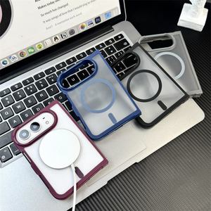 Funda Magnética para iPhone DUO Fold, Transparente, Suave al Tacto, Mate, 2 en 1, Protección Completa Anticaídas, Funda Plegable para Teléfono - Product Image 1