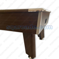 Table de Billard Professionnelle d'Intérieur de Haute Qualité à Monnayeur, Meuble et Cadre en MDF, Conçue pour le Snooker et le Billard