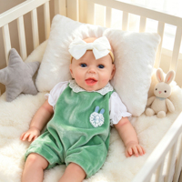Boneka Bayi Perempuan Realistis 16 Inci Full Platinum Silicone, Bayi Prematur Mikro, Dapat Dicuci, Mainan Lembut Edukatif, Boneka Fashion