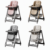 Vente en gros de chaise berçante multifonctionnelle pour bébé chaise de table à manger pliable pour enfants chaise haute réglable pour alimentation de bébé