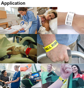 Pulseras RFID de <span class=keywords><strong>PVC</strong></span> Suave con Tamaño Ajustable Personalizado para Admisión Hospitalaria, Médicas para Adultos - Product Image 6