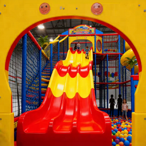 Aire de jeux intérieure personnalisée Aoleao avec piscine à balles, toboggan, trampoline, tunnel d'escalade <span class=keywords><strong>pour</strong></span> enfants, jeux souples certifiés CE TUV CPC - Product Image 3