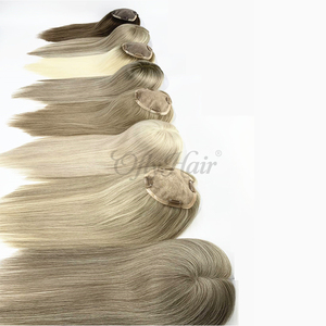 Vente en gros usine : Topper respirant 5*5 en cheveux humains mono et base PU, cuticules alignées - Product Image 3