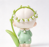 Figurine personnalisée en PVC et ABS, personnage Pissenlit, jouet mignon de dessin animé en boîte mystère, figurine d'art en vinyle personnalisée par l'usine OEM