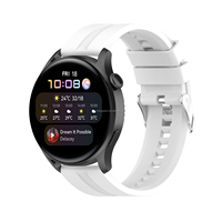Tali jam tangan Huawei 3/3 Pro GT 2/2e GT2 Pro, aksesori gelang jam tangan silikon olahraga Magicwatch 20mm 22mm