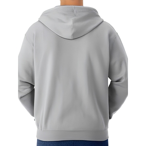 Sudadera con capucha para hombre, 100% algodón, forro polar, corte regular, informal, para invierno, con bolsillos, transpirable, de punto - Product Image 2