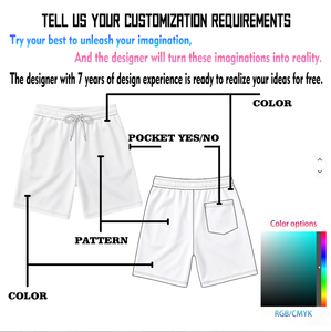 Shorts décontractés pour hommes, personnalisés, pour le sport, l'entraînement, la gym et le streetwear, à taille élastique, séchage rapide, respirants, écologiques, en tissu peigné, vente en gros - Product Image 2