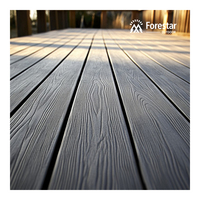 Planches de terrasse en WPC co-extrudé, résistantes aux intempéries, aux UV, à la décoloration et aux rayures, surface blindée, haute résistance