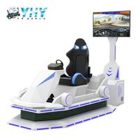 Intérieur 9d 3dof/6dof simulateur de conduite de voiture 4d Vr simulateur de course 9d cinéma volant Vr jeu pour parc à thème VR