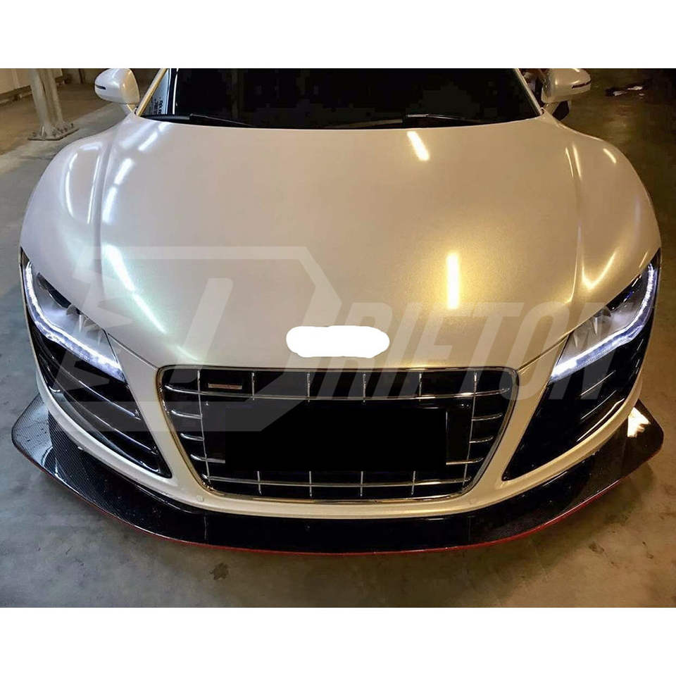 Drifton LB Style Carbon Fiber Front Lip for Audi R8 Kit