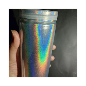 Holographic tự động sơn sắc tố cầu vồng Hologram Chrome bột sắc tố Flakes Holographic bột - Product Image 2