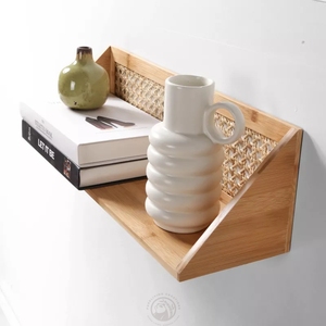 <span class=keywords><strong>50cm</strong></span> tre mây nổi treo tường kệ cho phòng ngủ phòng tắm phòng khách nhà bếp văn phòng cho đồ trang sức túi quần áo - Product Image 4