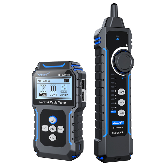 High Accuracy LCD PoE Network Cable Tester Rj45 for Network Voltage and Current Tester with Cable