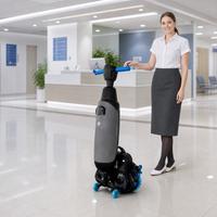 Machine à nettoyer les sols commerciaux, 430 mm, 350 tr/min, brosse haute vitesse, forte aspiration, 1000 m²/h, pour le nettoyage des sols en carrelage et en PVC