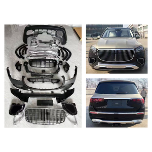Nuevo Kit de Carrocería 2019-2022 para Modificación de Automóviles, Actualización 2025 Maybach, Parachoques Delantero y Trasero, Luces Antiniebla, para Benz GLS 167 - Product Image 1