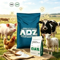 Poudre hydrosoluble qui dégrade efficacement six types de mycotoxines, soutient la santé intestinale des animaux, additif alimentaire pour animaux.