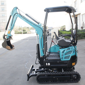 Miniexcavadora Ez 18 Tipo Oruga de Bajo Consumo Energético Color Azul para Excavación de Pozos - Product Image 1