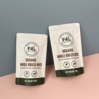 Fabrieksgemaakte op maat gemaakte ritssluitende zak voor gedroogd fruit, pinda's, walnoten, Braziliaanse noten, gemengde cashewnoten, verpakking, staande zak
