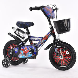 <span class=keywords><strong>Bicicleta</strong></span> Infantil Spider-Man de 12/<span class=keywords><strong>14</strong></span>/16 Pulgadas con Neumáticos, Cuadro de Acero, Pedales Ordinarios y Ruedas de Entrenamiento para Niños y Niñas - Product Image 3