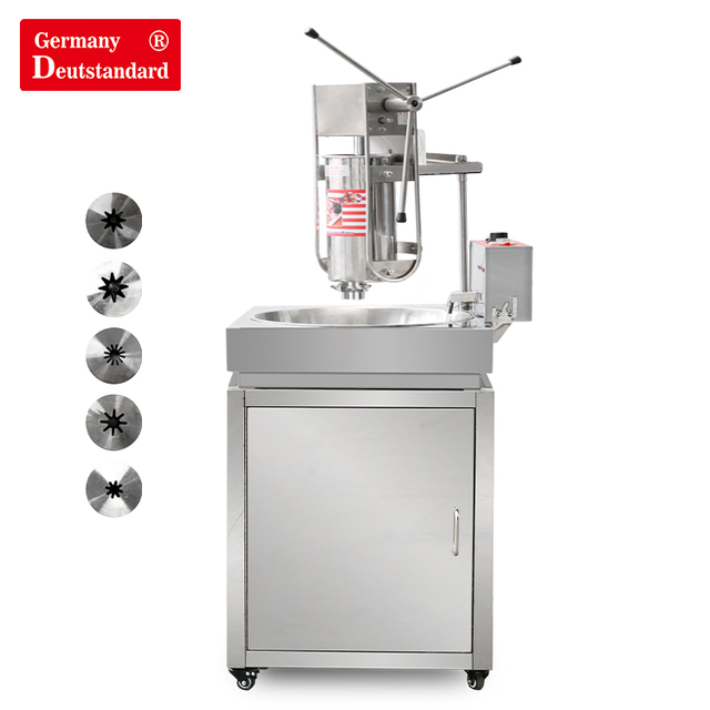New Power New Style Commercial 5L Churros Maker With Big Fryer Made in China Factory