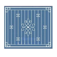 Barre anti-effraction en fer et sécurité des portes des grilles de fenêtre en fer forgé/barre de gril de gril de fenêtre