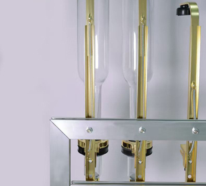 Nouveau présentoir doré pour 12 flacons de parfum, étagères de rangement pour bar à parfums liquides de 375 ml/500 ml - Product Image 3