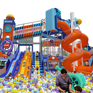 空间主题儿童运动管滑梯室内游乐场软游戏设备蹦床带球池 - Product Image 2