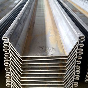 Sheet Pile Baja Larssen Standar EN untuk Tembok Penahan dengan Piling Baja Kelas ASTM dan Besi Logam Pondasi Standar JIS - Product Image 2