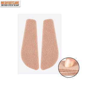 Almohadillas <span class=keywords><strong>de</strong></span> cuñ<span class=keywords><strong>a</strong></span> medial y lateral para el talón, plantillas <span class=keywords><strong>de</strong></span> fieltro para alineación del pie, <span class=keywords><strong>dolor</strong></span> <span class=keywords><strong>de</strong></span> <span class=keywords><strong>rodilla</strong></span>, piernas arqueadas, osteoartritis, insertos adhesivos para zapatos - Product Image 3