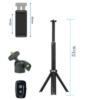 Oem Hot Sale Lichtgewicht Desktop Mini Selfie Statief Voor Camera/Telefoon/Webcam Uitschuifbare Stand Draagbare Selfie Stick Abs Materiaal