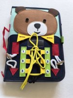 Livre d'activités Montessori en feutre OEM, livre silencieux en tissu 3D, jouet éducatif en tissu unisexe dans un sac pour enfants, tout-petits, apprentissage précoce, sensoriel