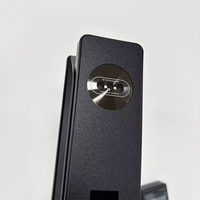 Serrure de porte électronique moderne avec mot de passe, empreinte digitale, reconnaissance faciale, code, WiFi et application Tuya pour portes en acier inoxydable