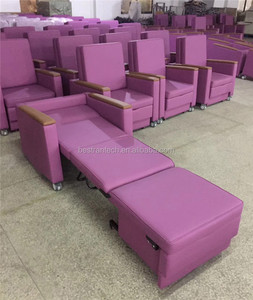 BT-CN017 Lussuosa Poltrona Reclinabile Convertibile in <span class=keywords><strong>Letto</strong></span> Pieghevole Moderna in Metallo per Ospedale - Product Image 5