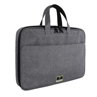 Sacoche pour ordinateur portable en polyester Oxford personnalisée, neuve, 13-15,6 pouces, imperméable, avec bandoulière luxueuse, sac de voyage certifié BSCI