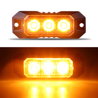 Feux de signalisation LED CIGO LED-03K-4 12V avec 15 modes clignotants sélectionnables, mini balise de grille, feux stroboscopiques pour Yamaha