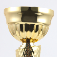 S M L prix usine trophée coupe métal pour sport rouge décor ligne personnalisé métal trophée formation et Team Building Team Trophy Awards