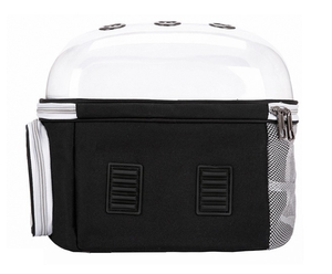 תיק גב מתקפל ומתכוונן לחתולים, אופנתי ויוקרתי, נייד, עשוי אוקספורד, לנשיאת חיות מחמד בגודל בינוני, עם סגירת רוכסן ונושם. - Product Image 5