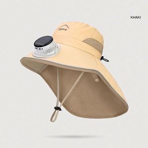Sombreros de Verano con Ventilador Solar para Niños, Protección Solar, Sombrero de Pescador para Niños con Ventilador Refrigerante - Product Image 5