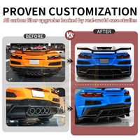 Pièces de tuning, diffuseur arrière de style OEM pour Chevrolet Corvette C8 Z06
