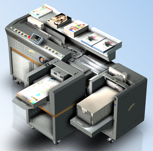 Automatic Glue <strong>Binding</strong> <strong>Machine</strong> For <strong>Book</strong> <strong>Binding</strong> With <strong>Book</strong> Stacker And Creaser - Product Image 1